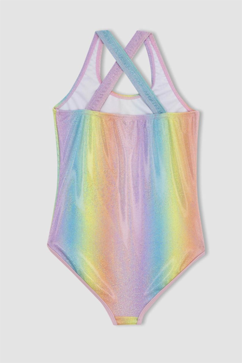 FILLES Violet Maillot de Bain pour Fille