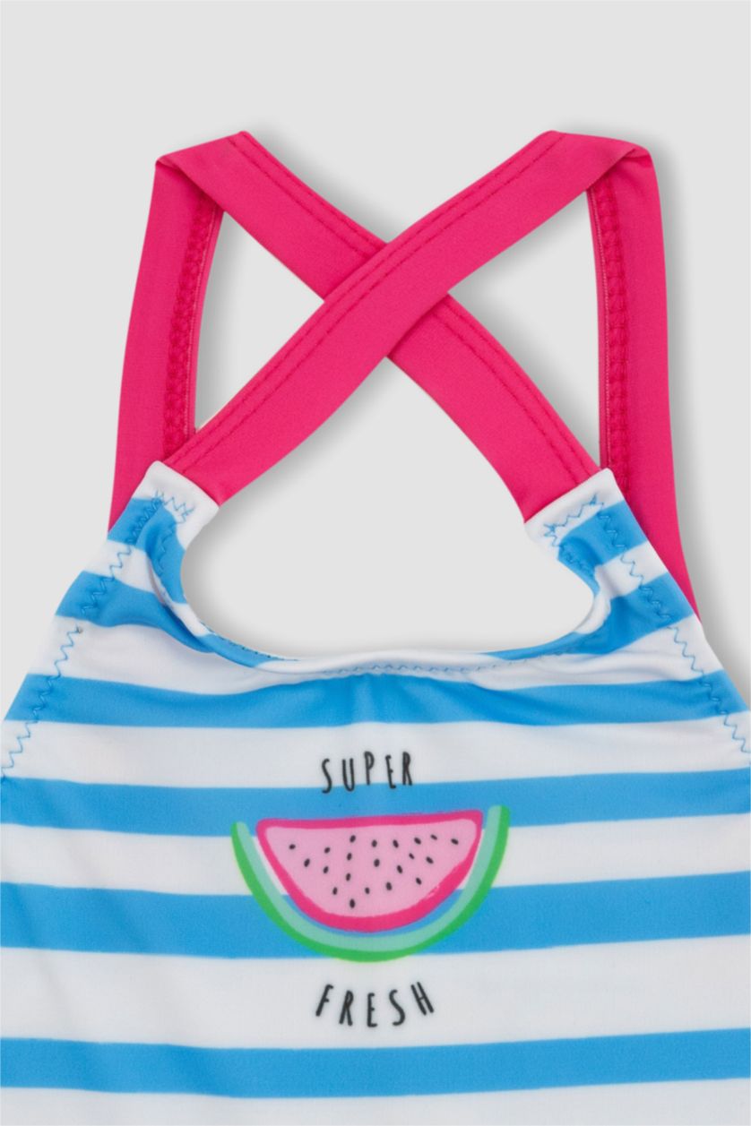 FILLES Rose Ensemble bikini imprimé pour Fille