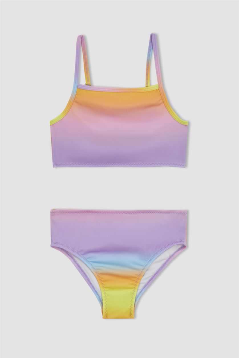 FILLES Violet Bikini Pour Fille - 2 Pièces