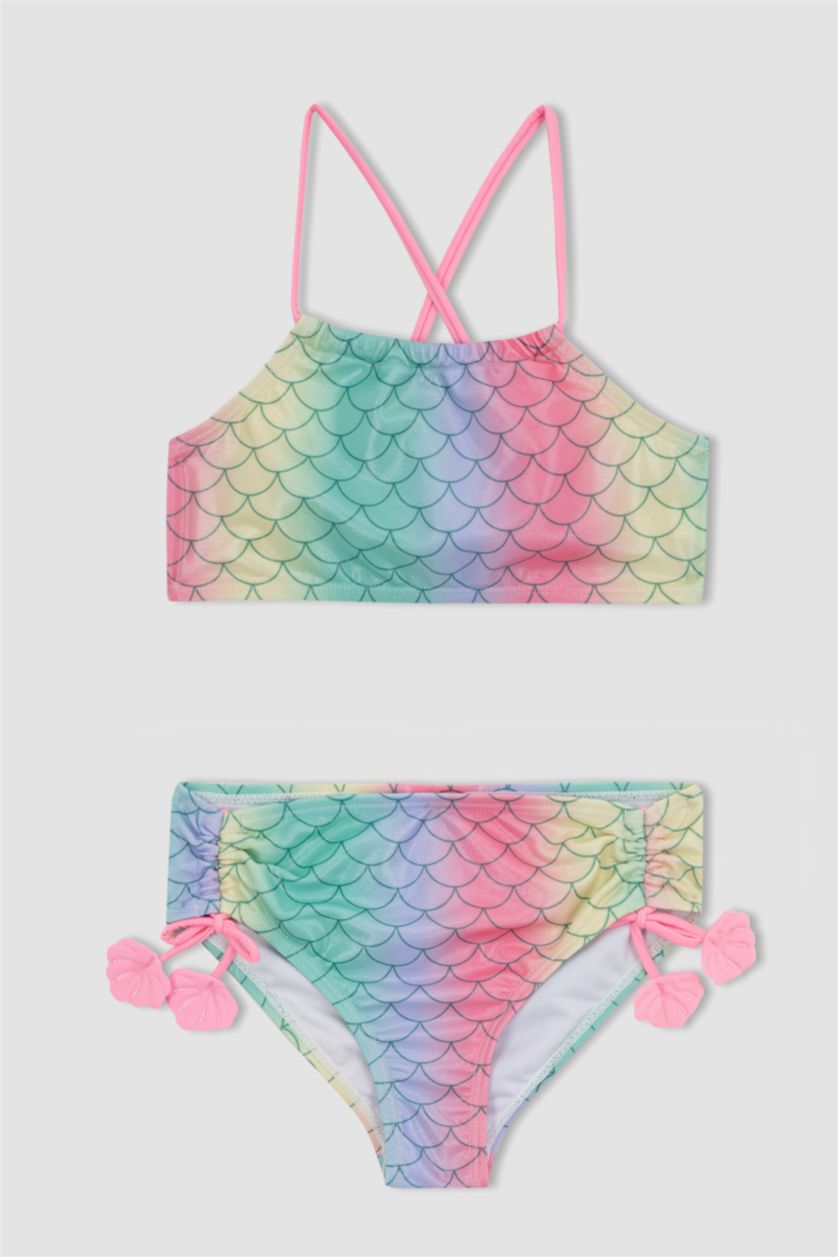 GIRLS & TEENS Neon Yellow Woven Bikini