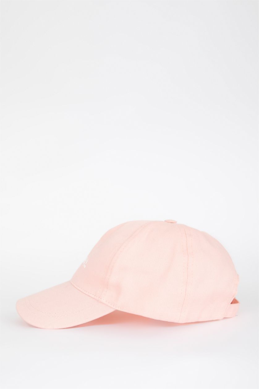 Woman Pink Women Cotton Cap Hat