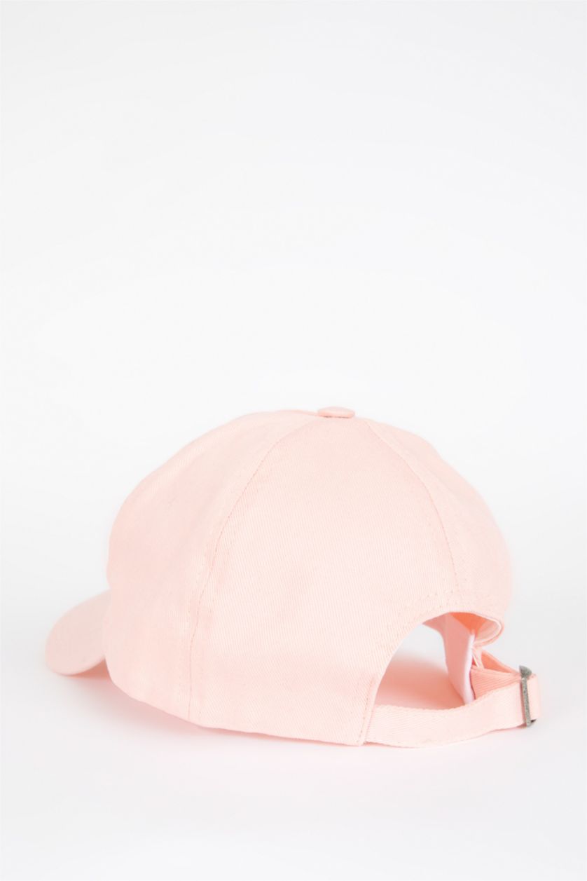 Woman Pink Women Cotton Cap Hat