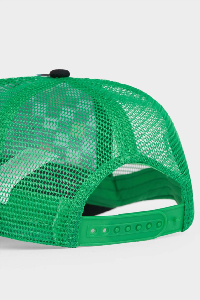 Erkek Çocuk - Genç Erkek Karma Desenli Dokuma Cap Şapka Erkek Çocuk