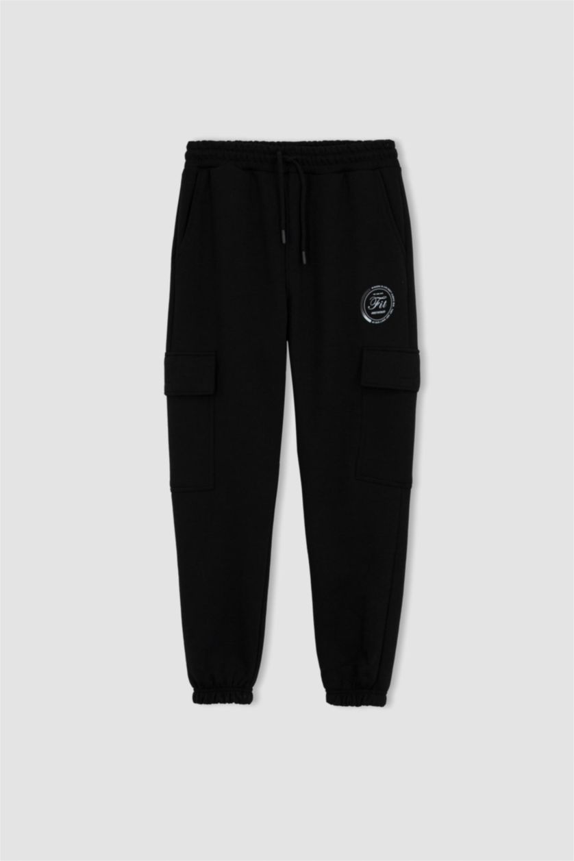 Kadın Siyah Standart Fıt Pantolon