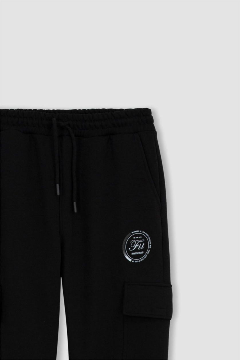 Kadın Siyah Standart Fıt Pantolon