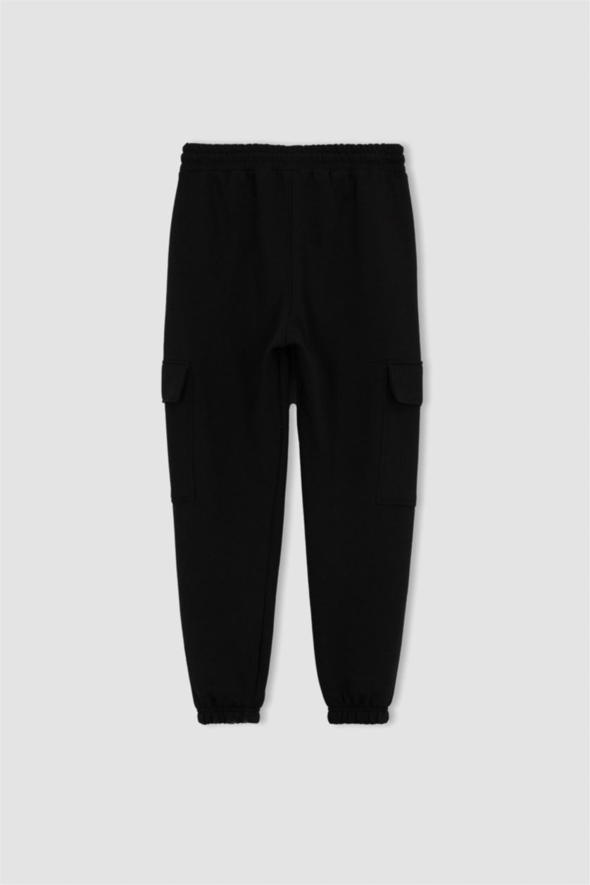 Kadın Siyah Standart Fıt Pantolon