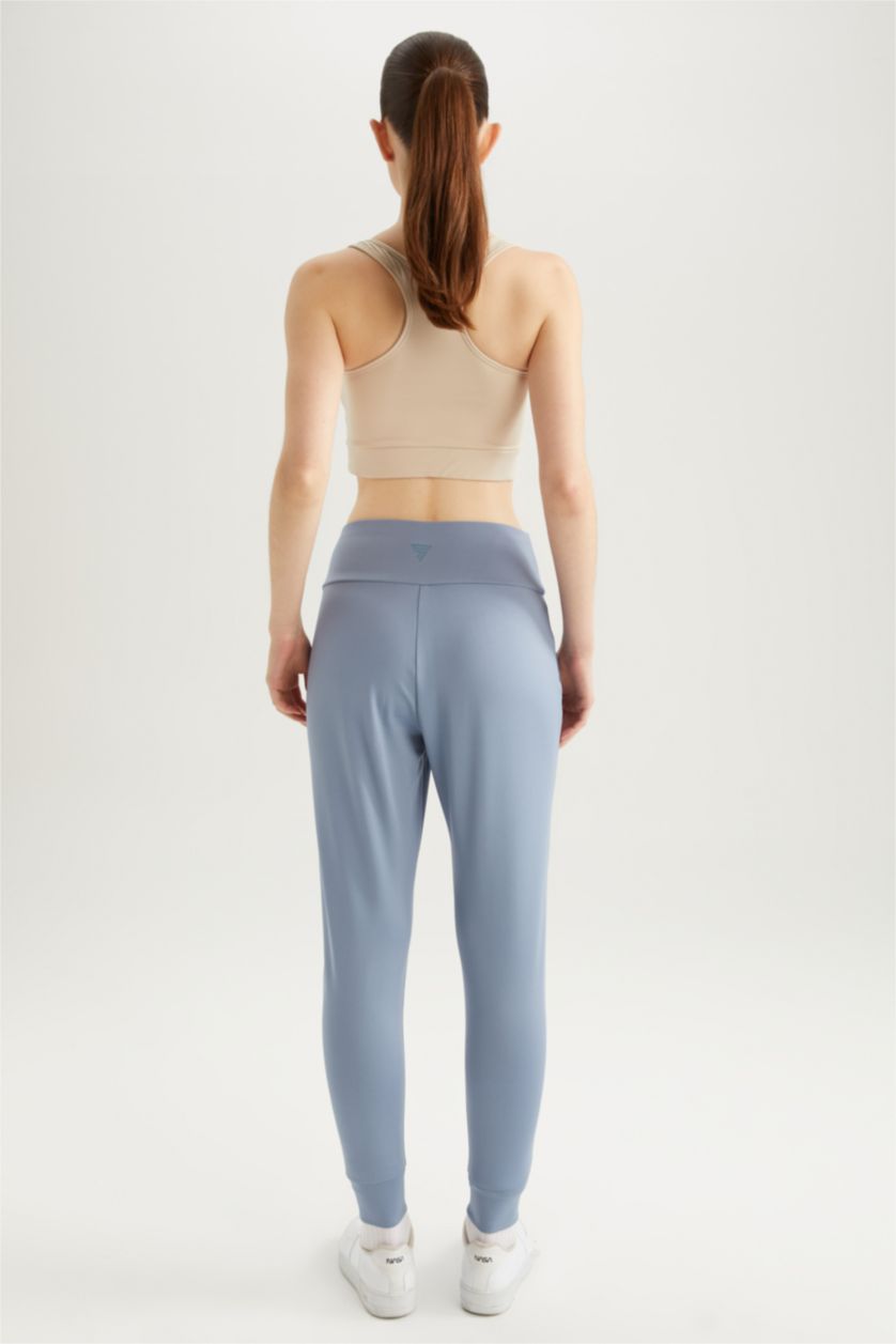 FEMME Bleu Pantalon Scaphandre Autonome DeFactoFit Ourlet étroit
