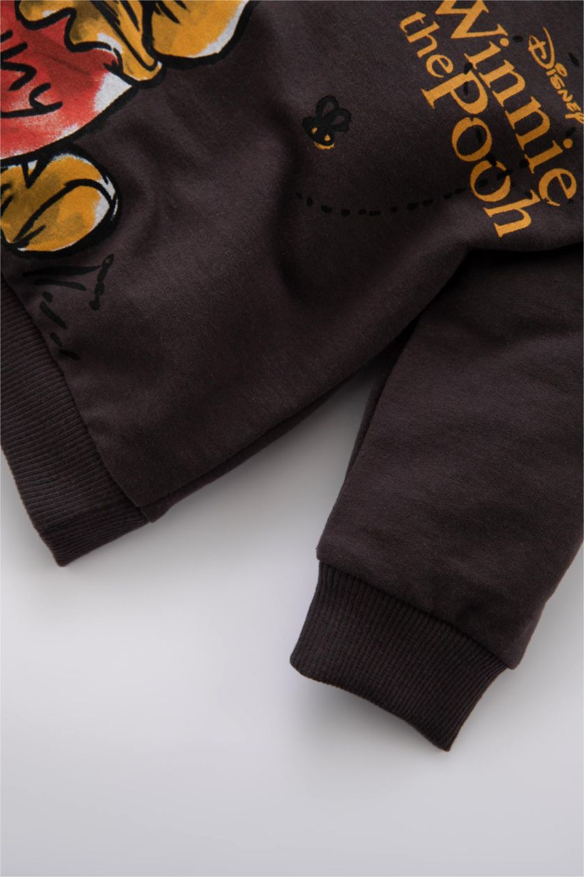 Erkek Bebek Koyu Gri Erkek Bebek Disney Winnie The Pooh Sweatshirt