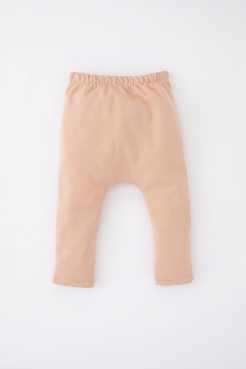 BABY GIRL Beige Baby Girl Printed Sweatshirt Fabric 2-Pack Set