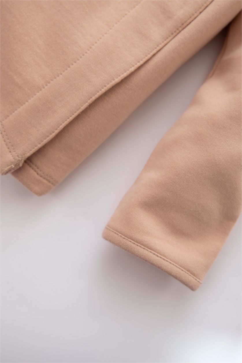 BABY GIRL Beige Baby Girl Printed Sweatshirt Fabric 2-Pack Set