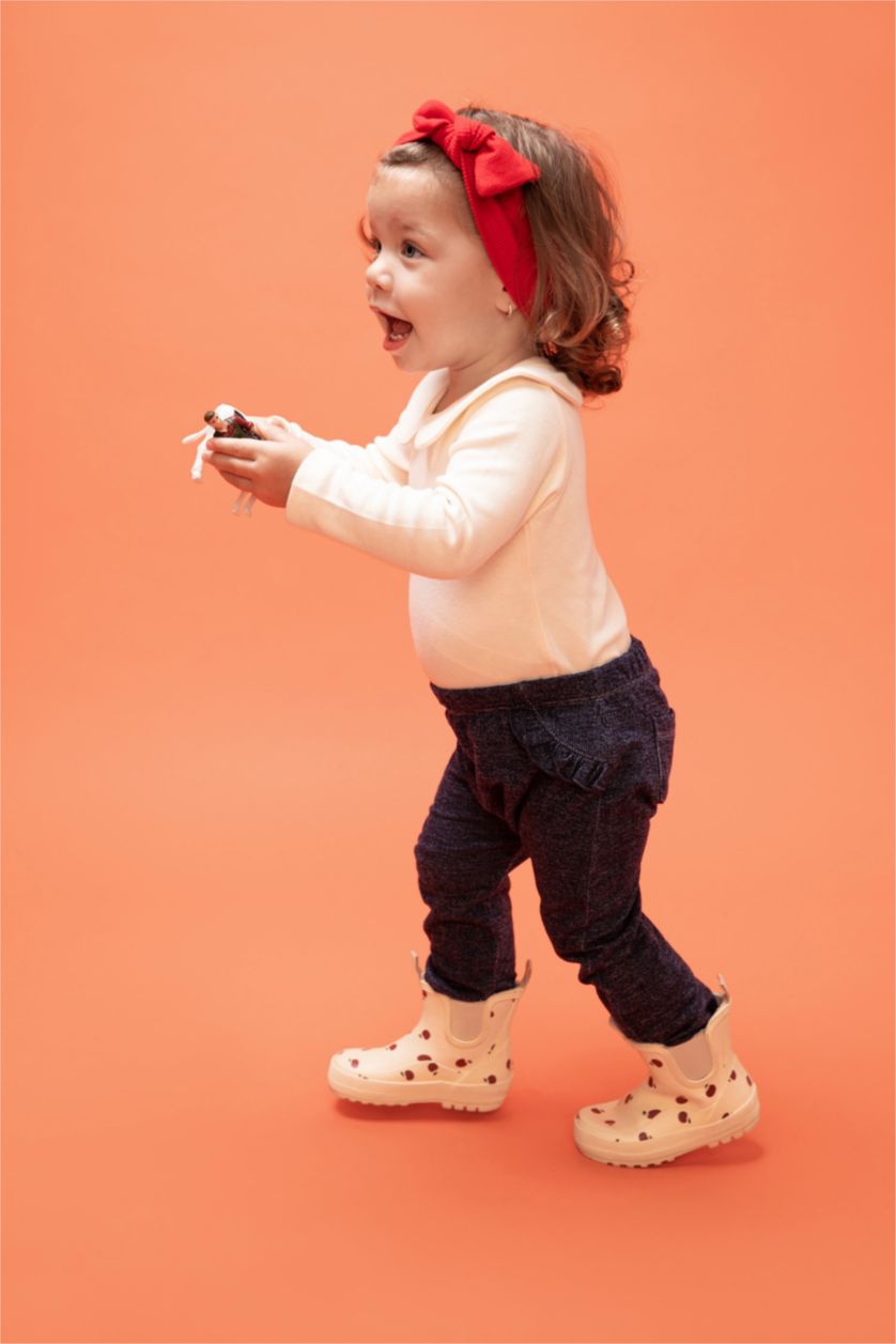 BABY GIRL Blue Baby Girl Jean Look Trousers