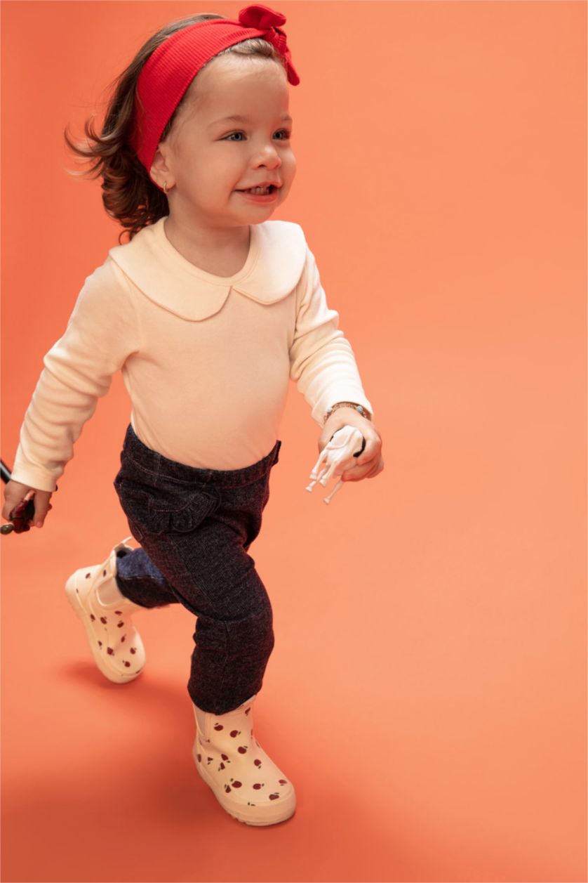 BABY GIRL Blue Baby Girl Jean Look Trousers