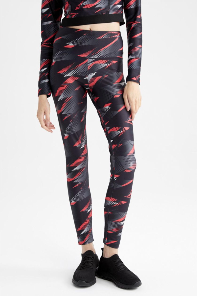 نساء أسود ستريج رياضي من قماش سكوبا