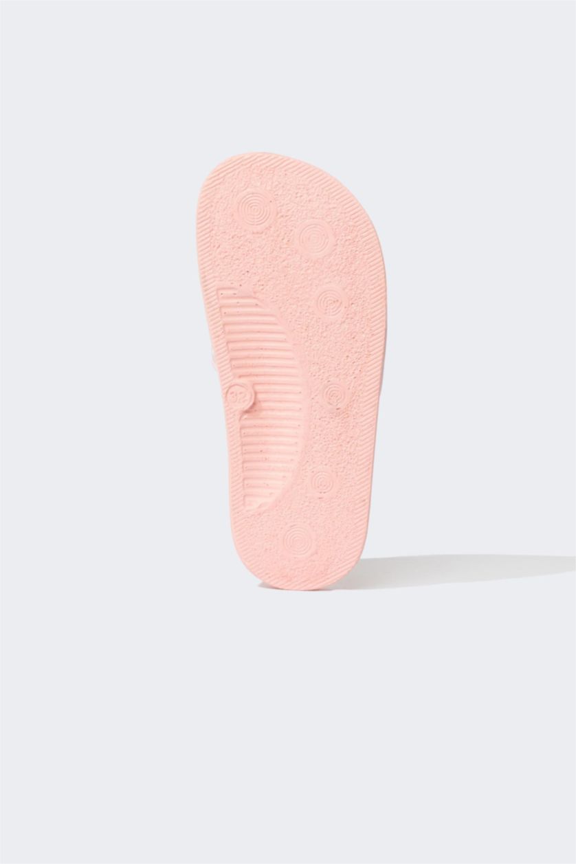 FILLES Rose Sandales à Semelle Plate Bande unique pour Fille