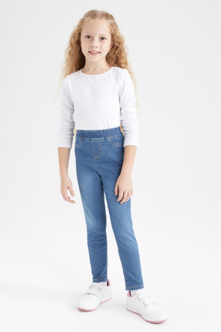 GIRLS & TEENS Ice Blue Girl Skinny Leg Jeans