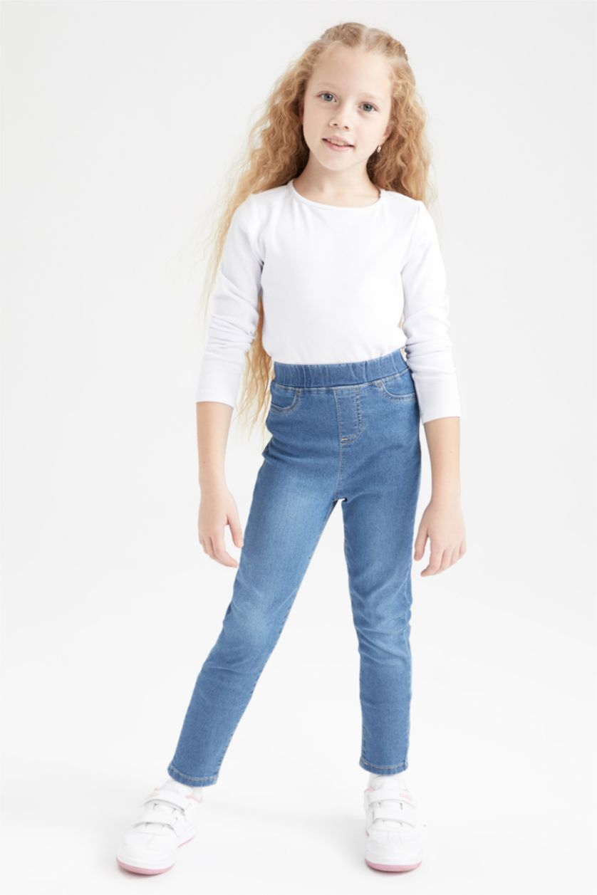GIRLS & TEENS Ice Blue Girl Skinny Leg Jeans