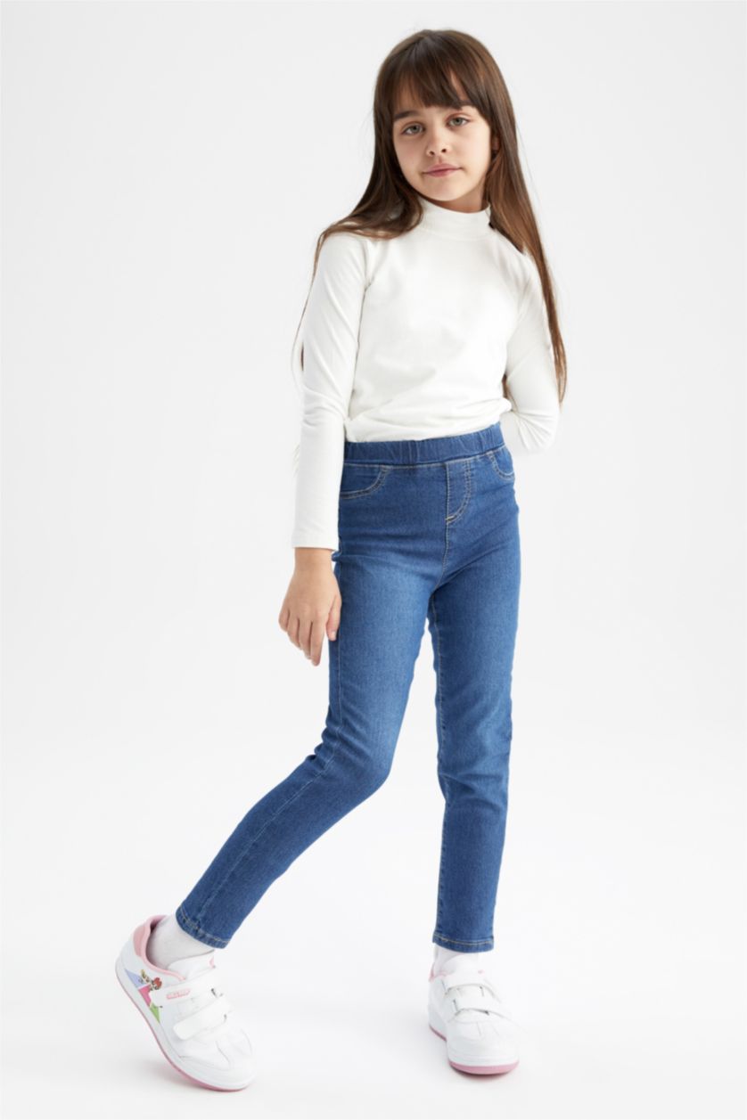 GIRLS & TEENS Blue Girl Skinny Leg Jeans