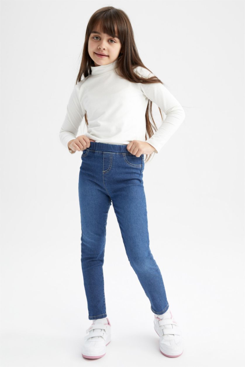 GIRLS & TEENS Blue Girl Skinny Leg Jeans