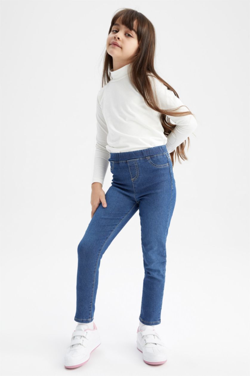 GIRLS & TEENS Blue Girl Skinny Leg Jeans