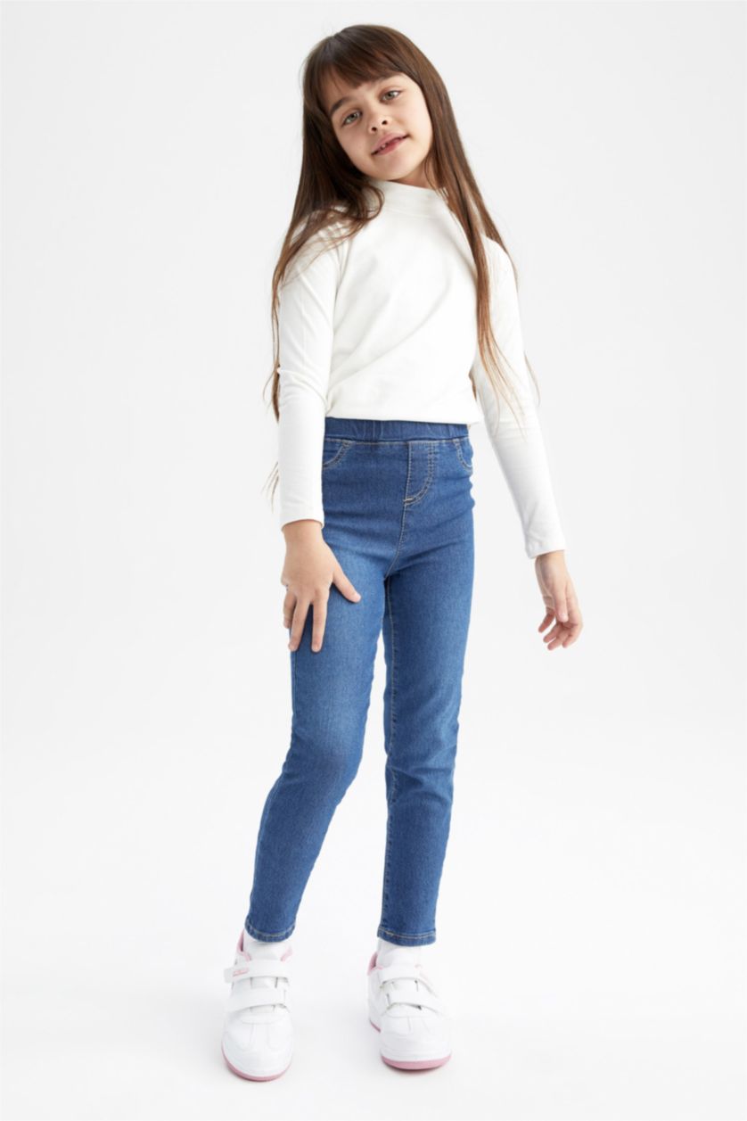 GIRLS & TEENS Blue Girl Skinny Leg Jeans