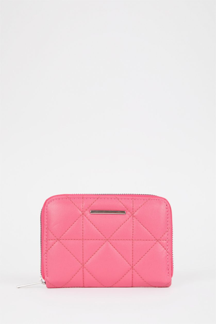 Women Light Pink Women Faux Leather Wallet