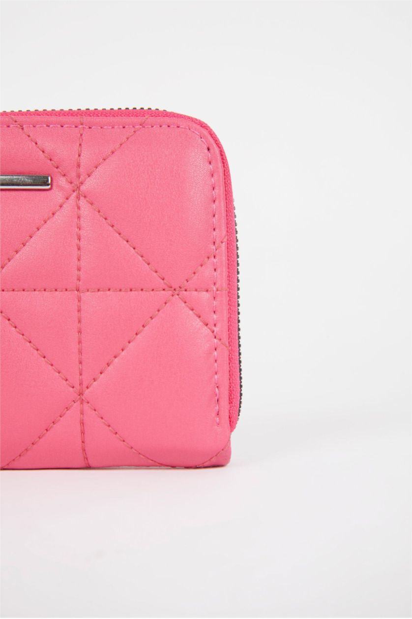 Women Light Pink Women Faux Leather Wallet