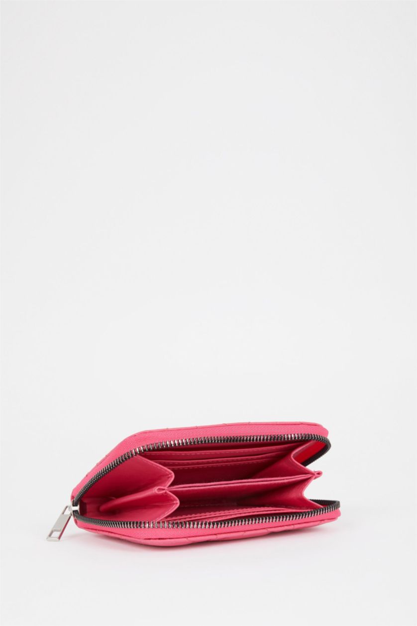Women Light Pink Women Faux Leather Wallet