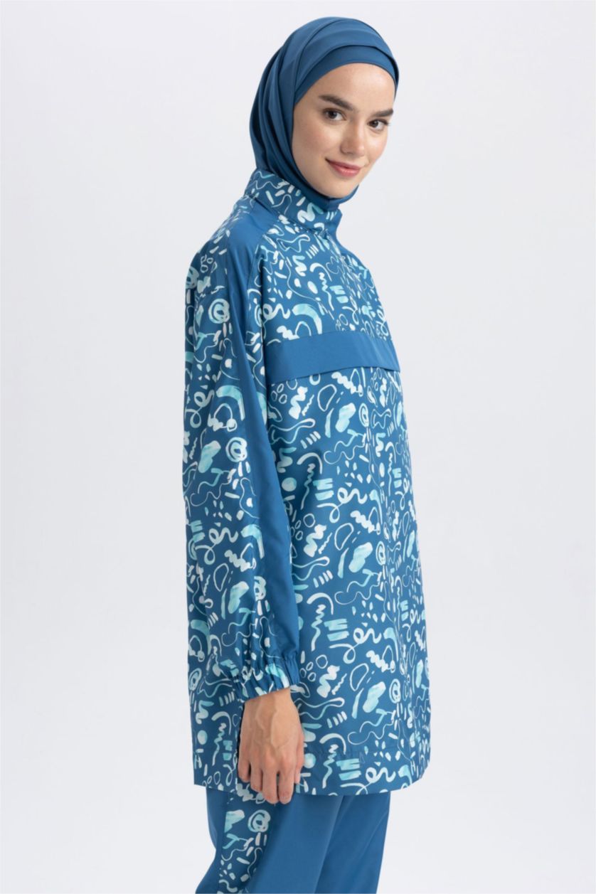 Kadın Koyu Mavi Burkini