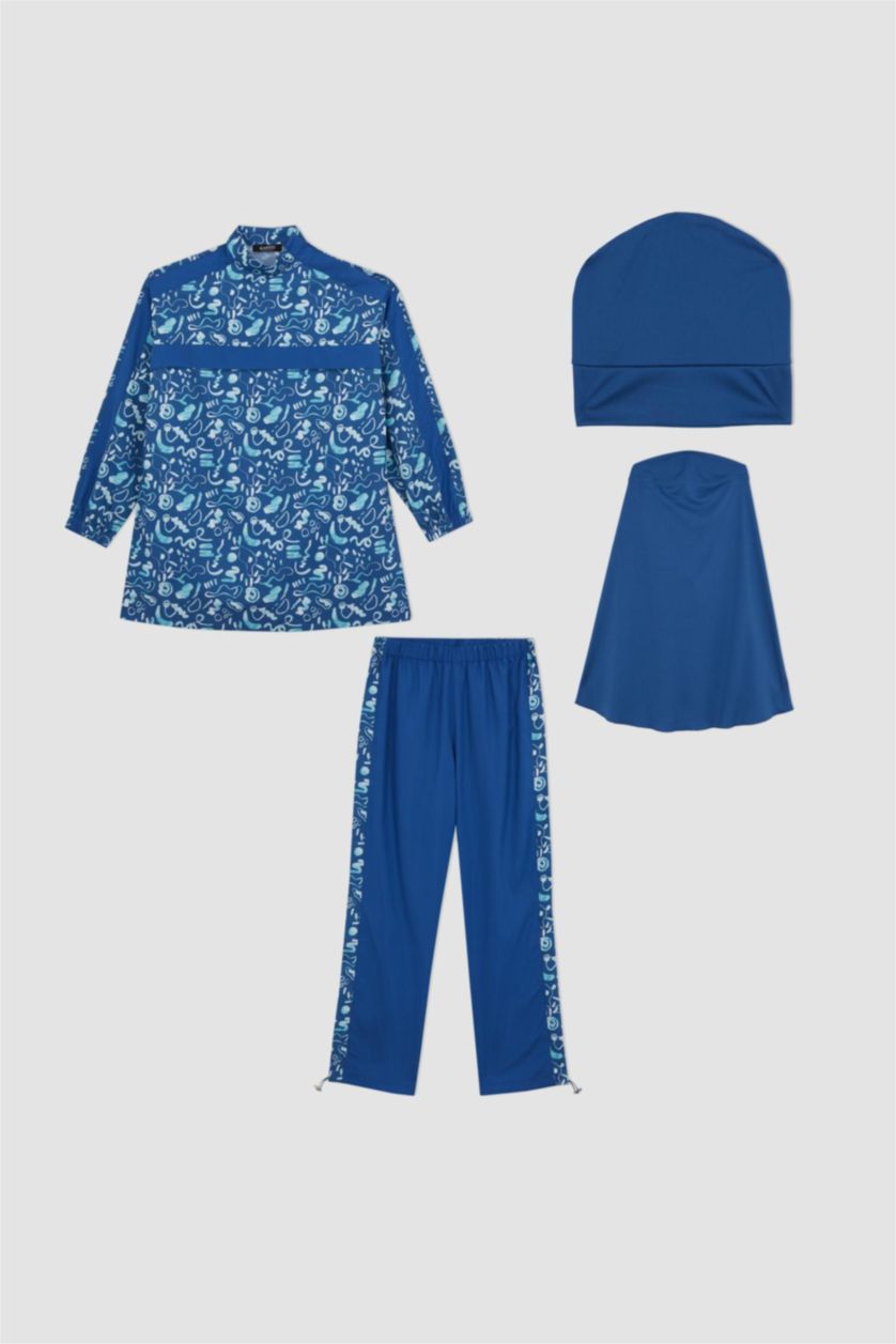 Kadın Koyu Mavi Burkini