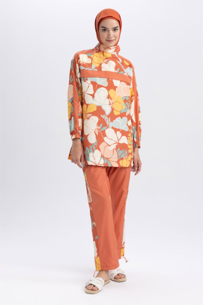 FEMME Bordeaux Burkini Coupe Régulière