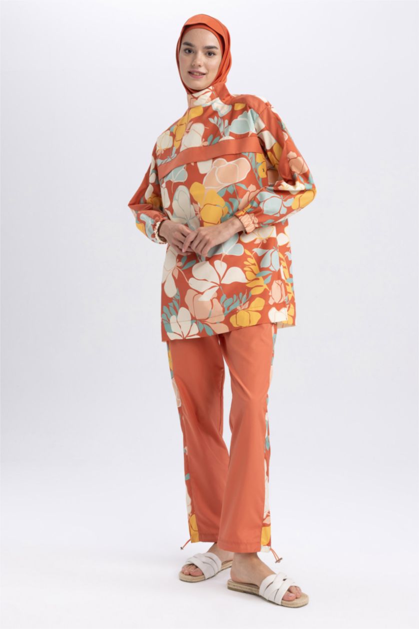 FEMME Bordeaux Burkini Coupe Régulière