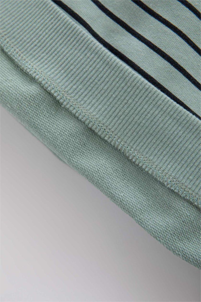 BABY BOY Mint قماش رقيق قصة عادية