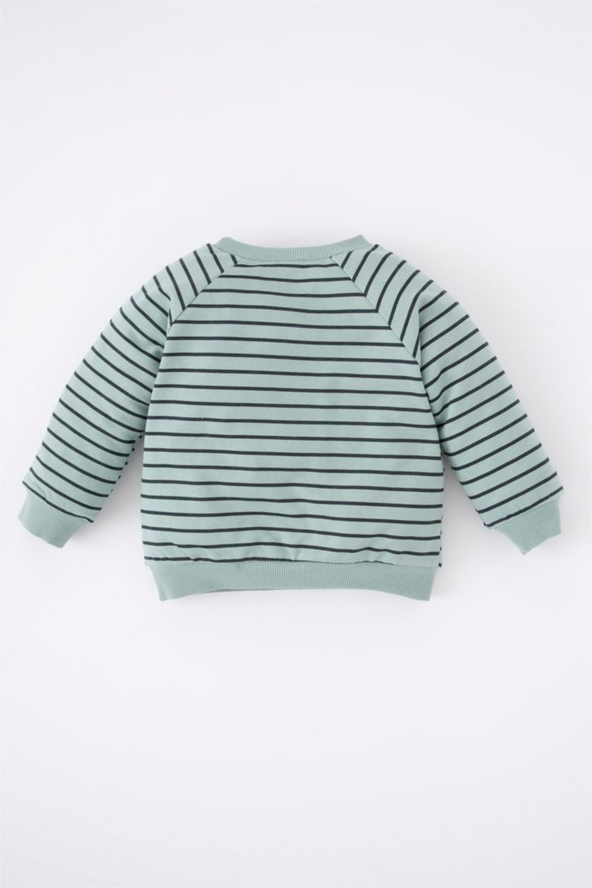 BABY BOY Mint قماش رقيق قصة عادية