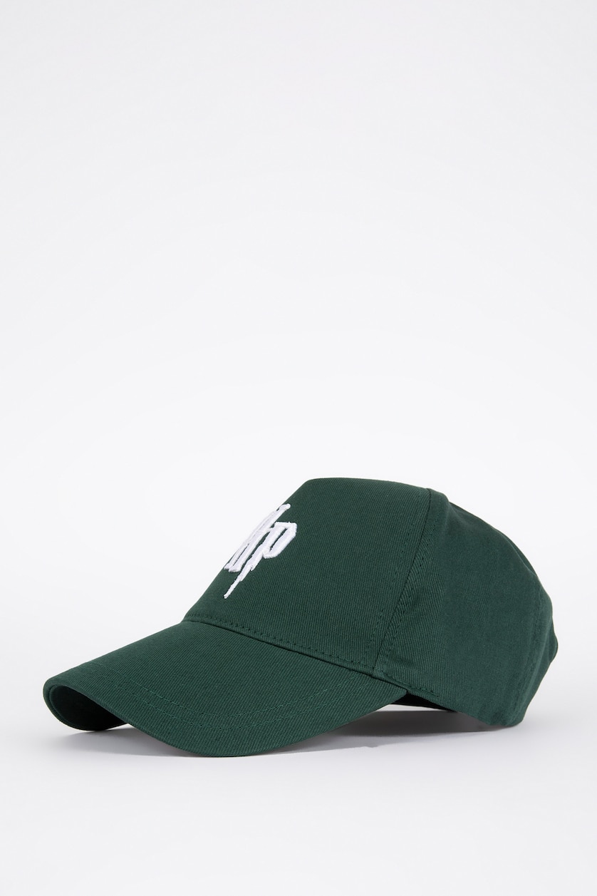 Women Green Women Harry Potter Embroidered Cotton Cap Hat