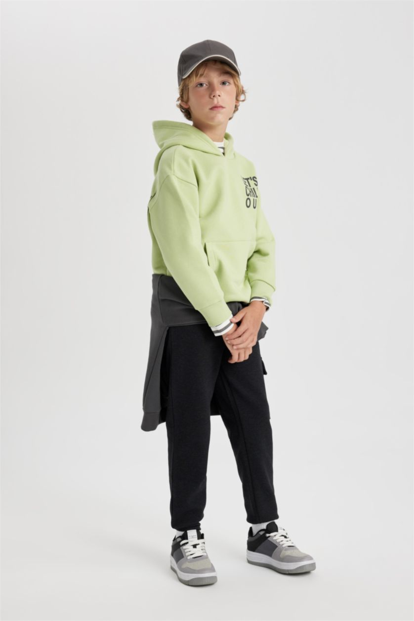 Мальчики и подростки Антра-меланж Брюки стандартного кроя для мальчиков