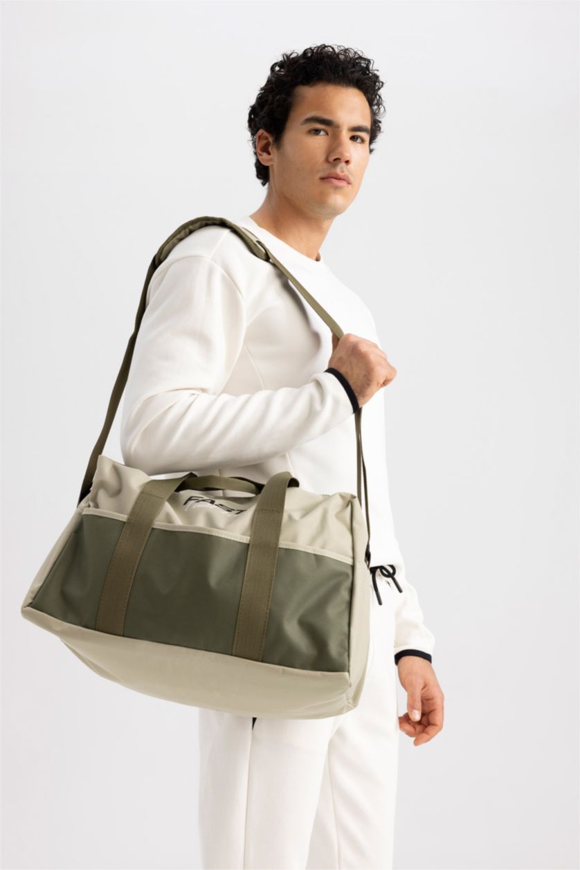 HOMME Beige Sac de sport et de voyage