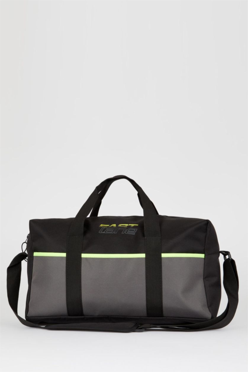 MAN Black Sports And Travel Bag