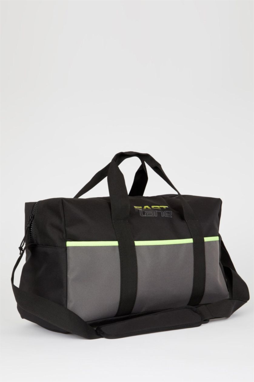 MAN Black Sports And Travel Bag