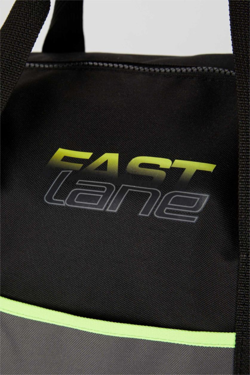 MAN Black Sports And Travel Bag