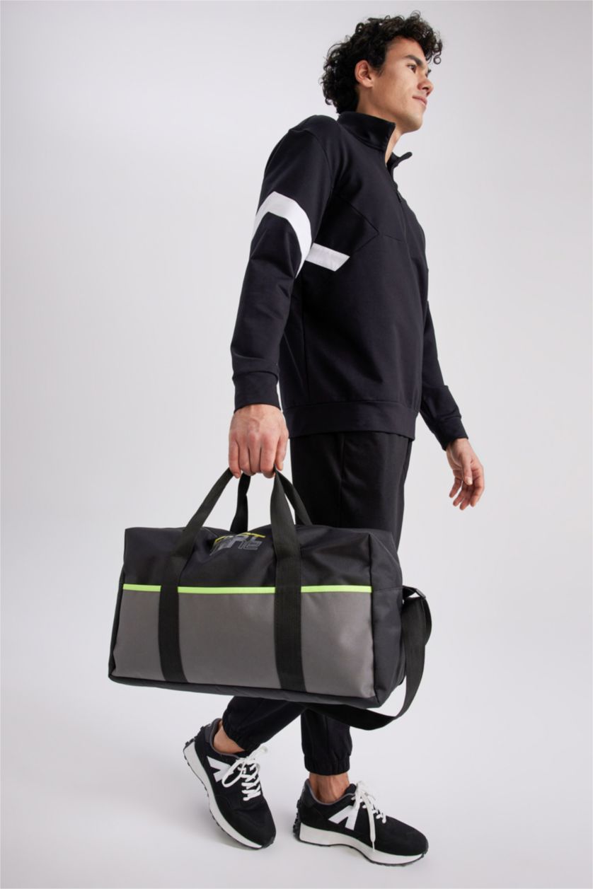 MAN Black Sports And Travel Bag