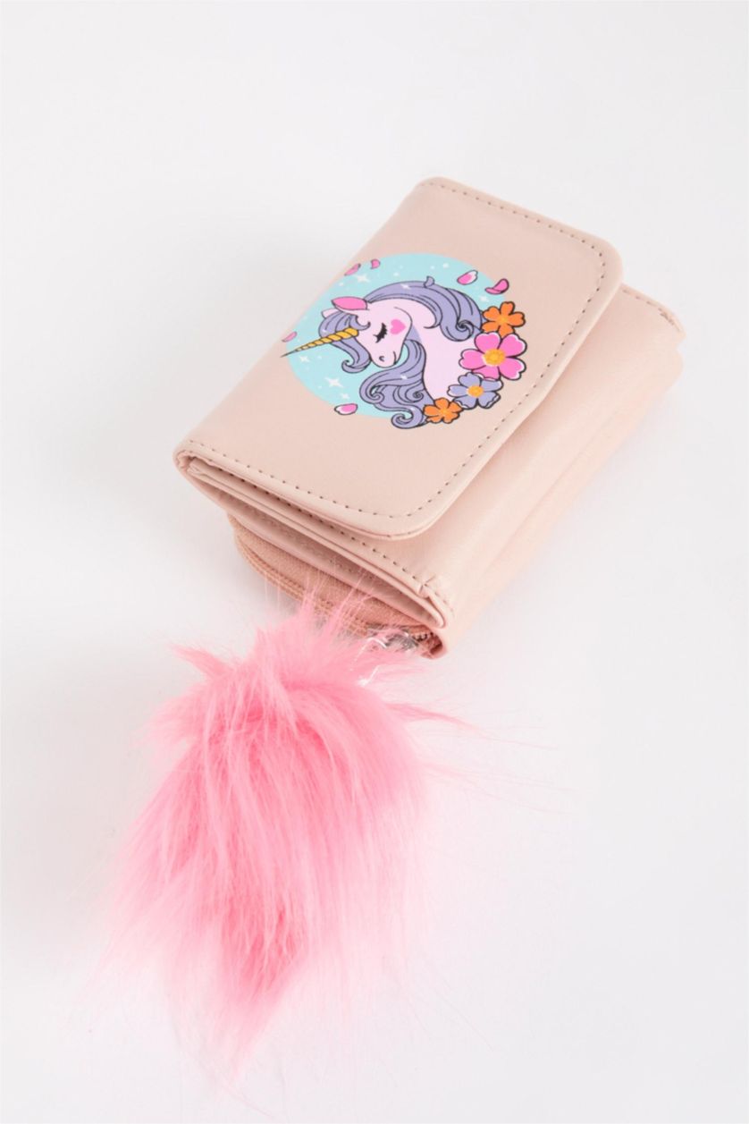 GIRLS & TEENS Pink Girl Faux Leather Wallet