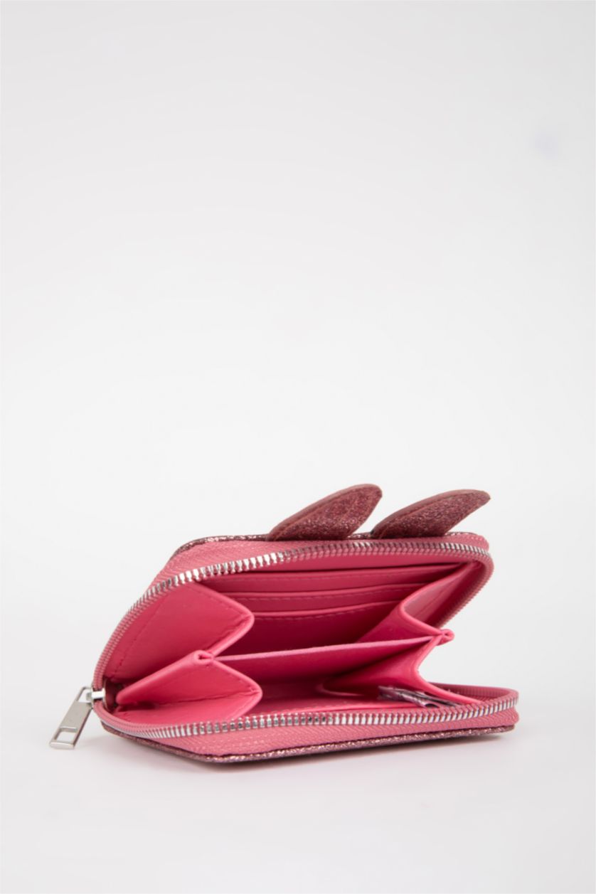 GIRLS & TEENS Pink Girl Faux Leather Wallet