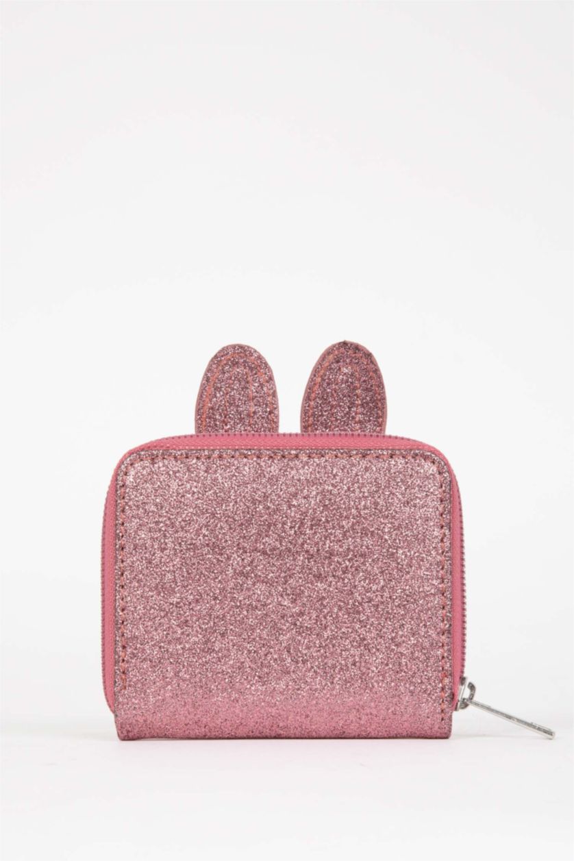 GIRLS & TEENS Pink Girl Faux Leather Wallet