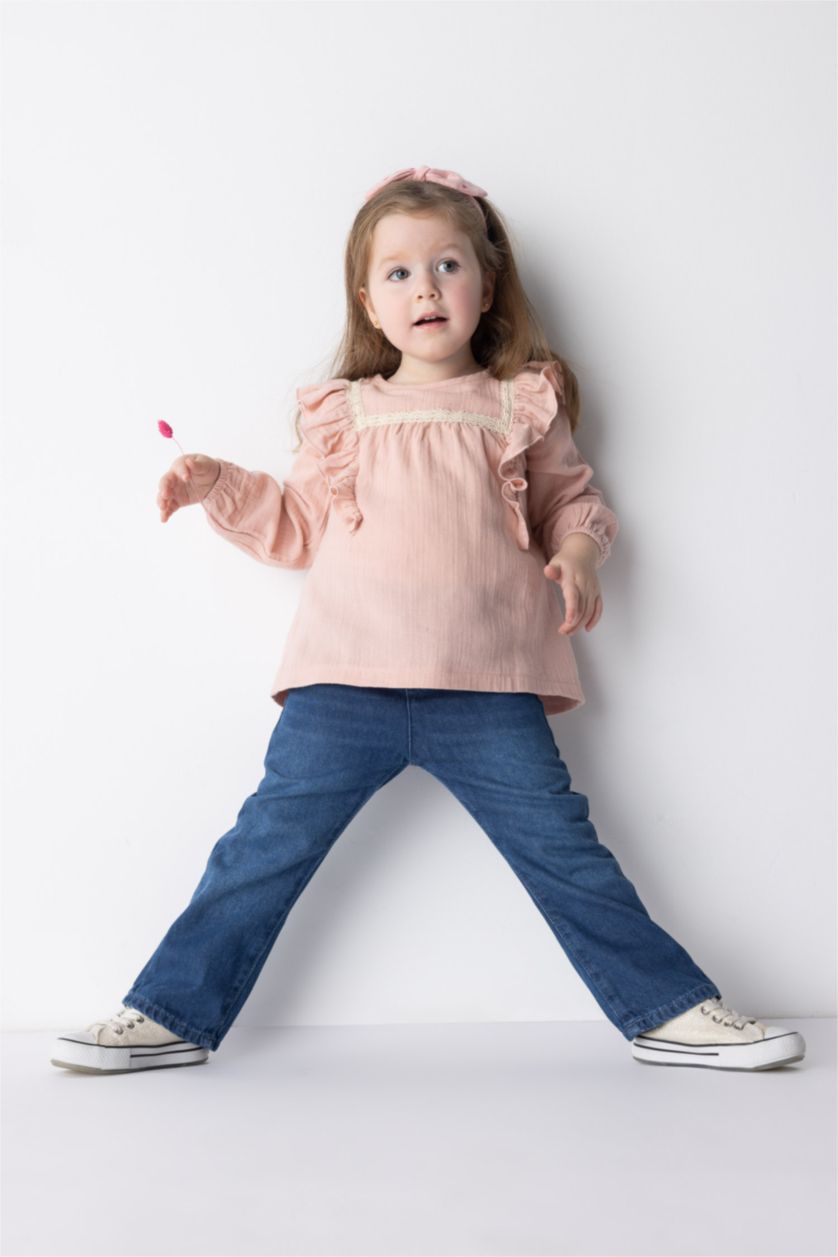 BABY GIRL Blue Baby Girl Flare Jeans