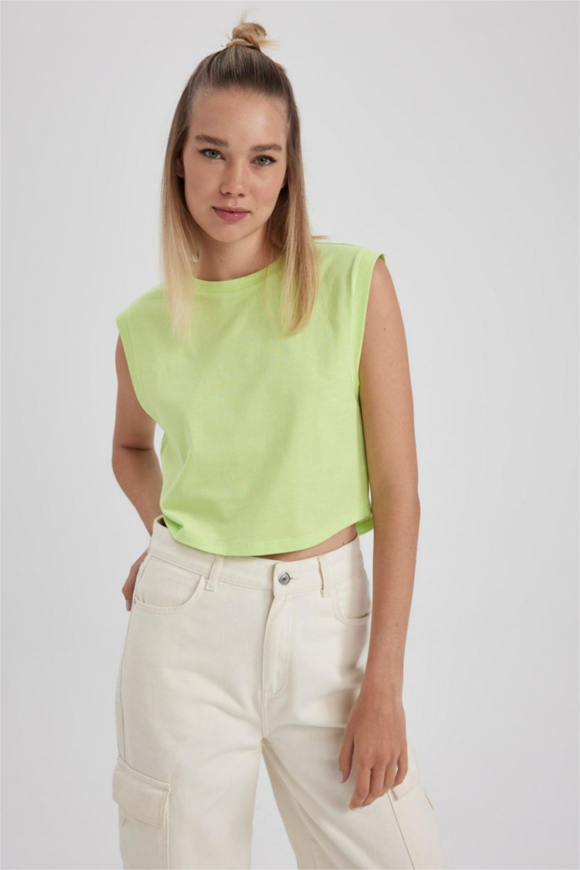 FEMME Vert Athlète Cool Coupe Ample