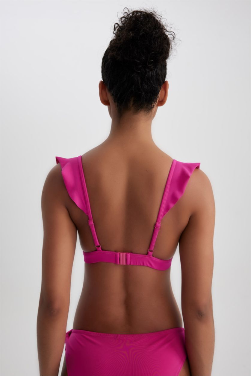 نساء زهري غامق توب بكيني بقصة عادية من Fall In Love