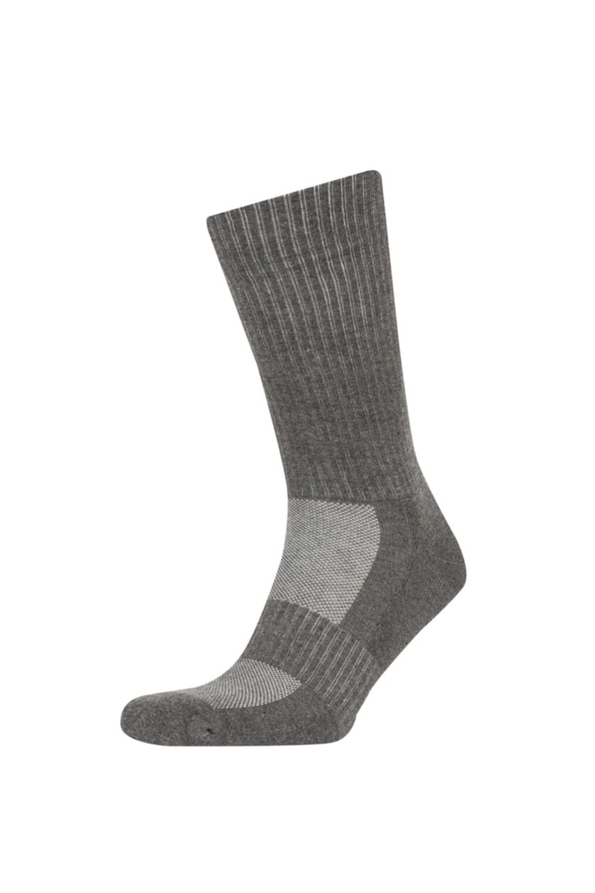 HOMME Gris Defacto Fit Lot De 2 Paires De Chaussettes De Sport En Coton Éponge Pour Homme