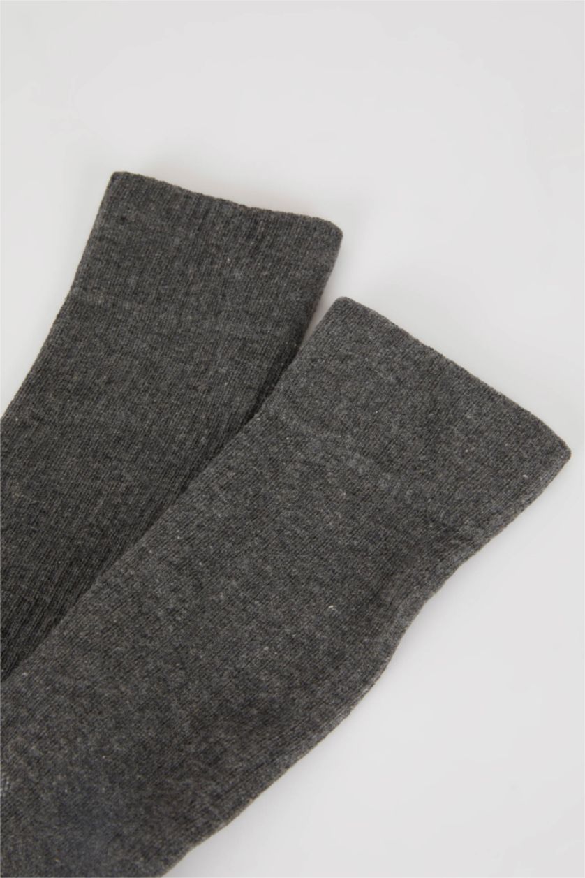 HOMME Gris Defacto Fit Lot De 2 Paires De Chaussettes De Sport En Coton Éponge Pour Homme