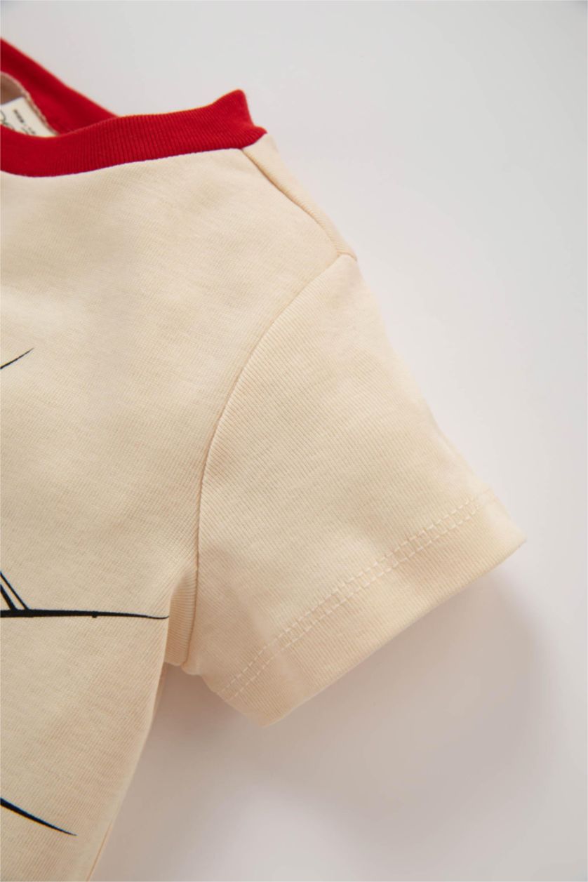 Малыши мальчики Светлая слоновая кость Пижама Marvel Spiderman для малышей мальчиков