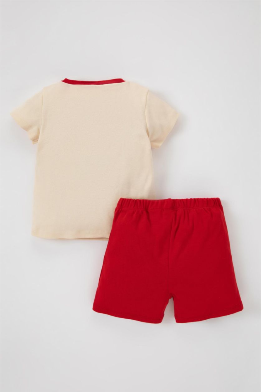 Малыши мальчики Светлая слоновая кость Пижама Marvel Spiderman для малышей мальчиков